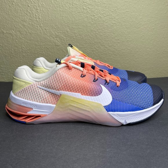 Nike Other - New Mens Nike Metcon 7 AMP Size 11.5 Gym Shoes Multi-Color White DM0259-900